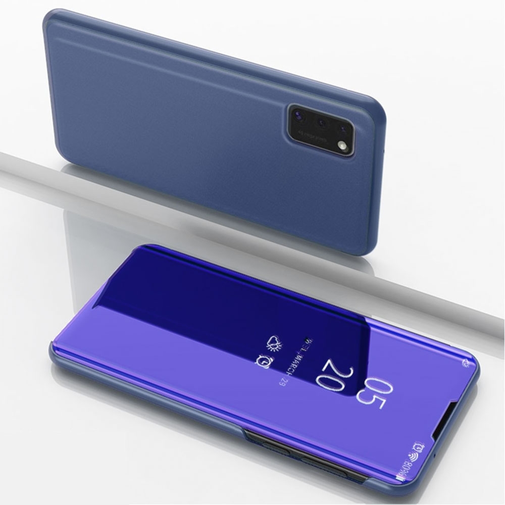 Image of Samsung Galaxy A41 Clear View Cover Hülle - Violett / Blau bei Apfelkiste.ch