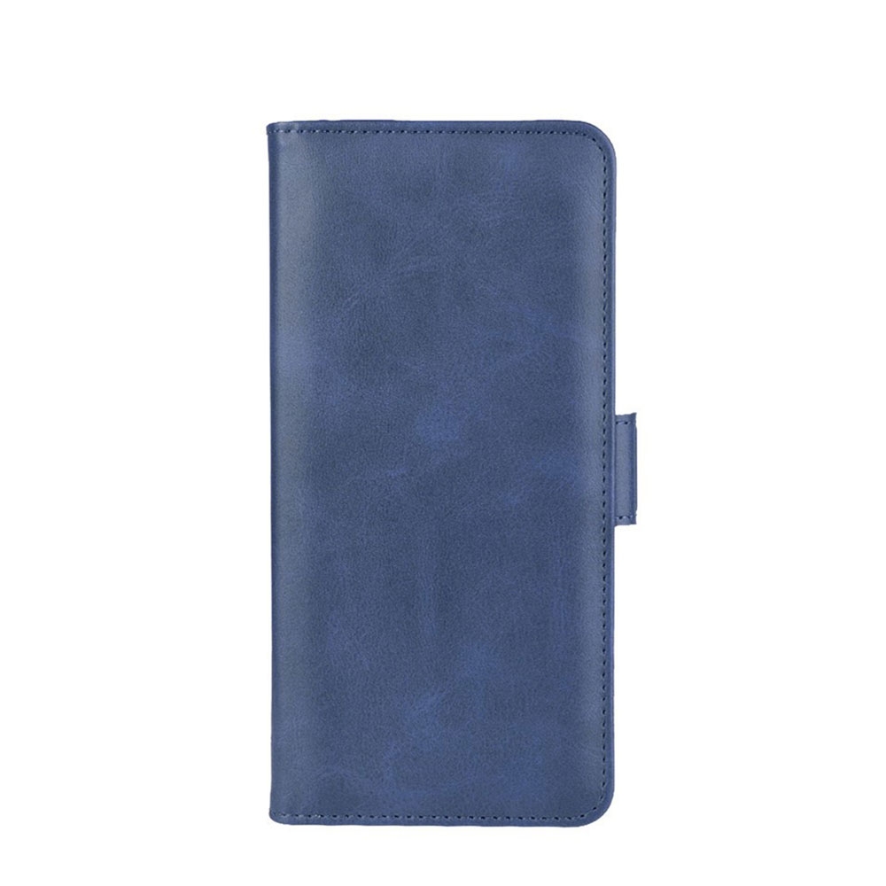 Image of Samsung Galaxy A42 5G Vintage Leder Tasche Flip Cover Fashion Design - Blau bei Apfelkiste.ch