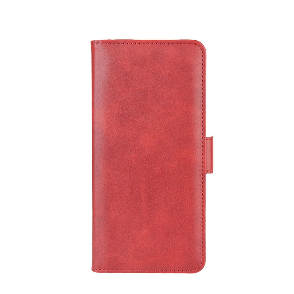 Image of Samsung Galaxy A42 5G Vintage Leder Tasche Flip Cover Fashion Design - Rot bei Apfelkiste.ch