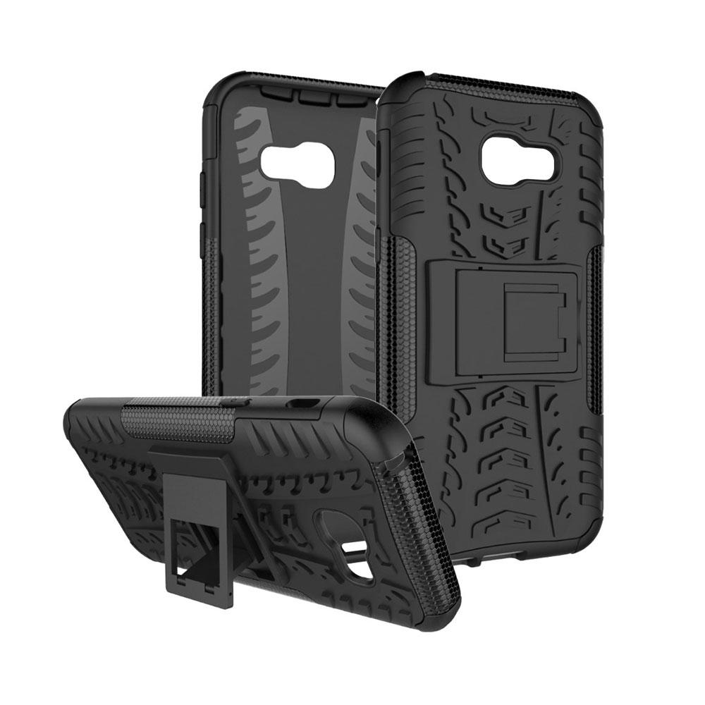 Image of Samsung Galaxy A5 (2017) Outdoor Hybrid Hardcase Hülle - Schwarz bei Apfelkiste.ch