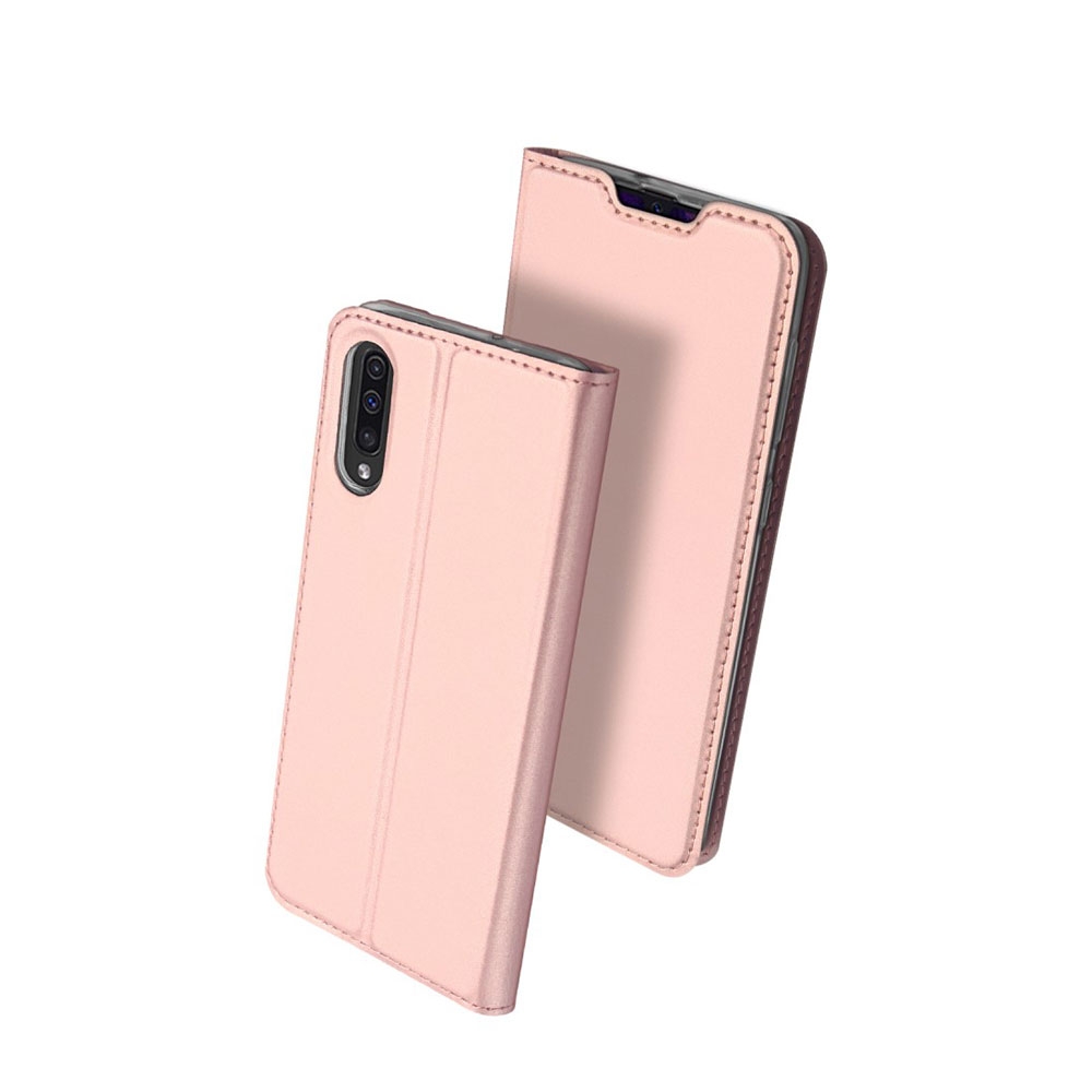 Image of Dux Ducis - Samsung Galaxy A50 / A30s Flip Wallet Cover Leder Tasche - Roségold bei Apfelkiste.ch