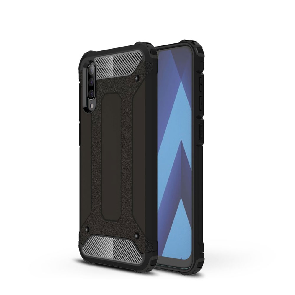 Image of Samsung Galaxy A50 / A30s Outdoor Hybrid Hardcase Hülle - Schwarz bei Apfelkiste.ch