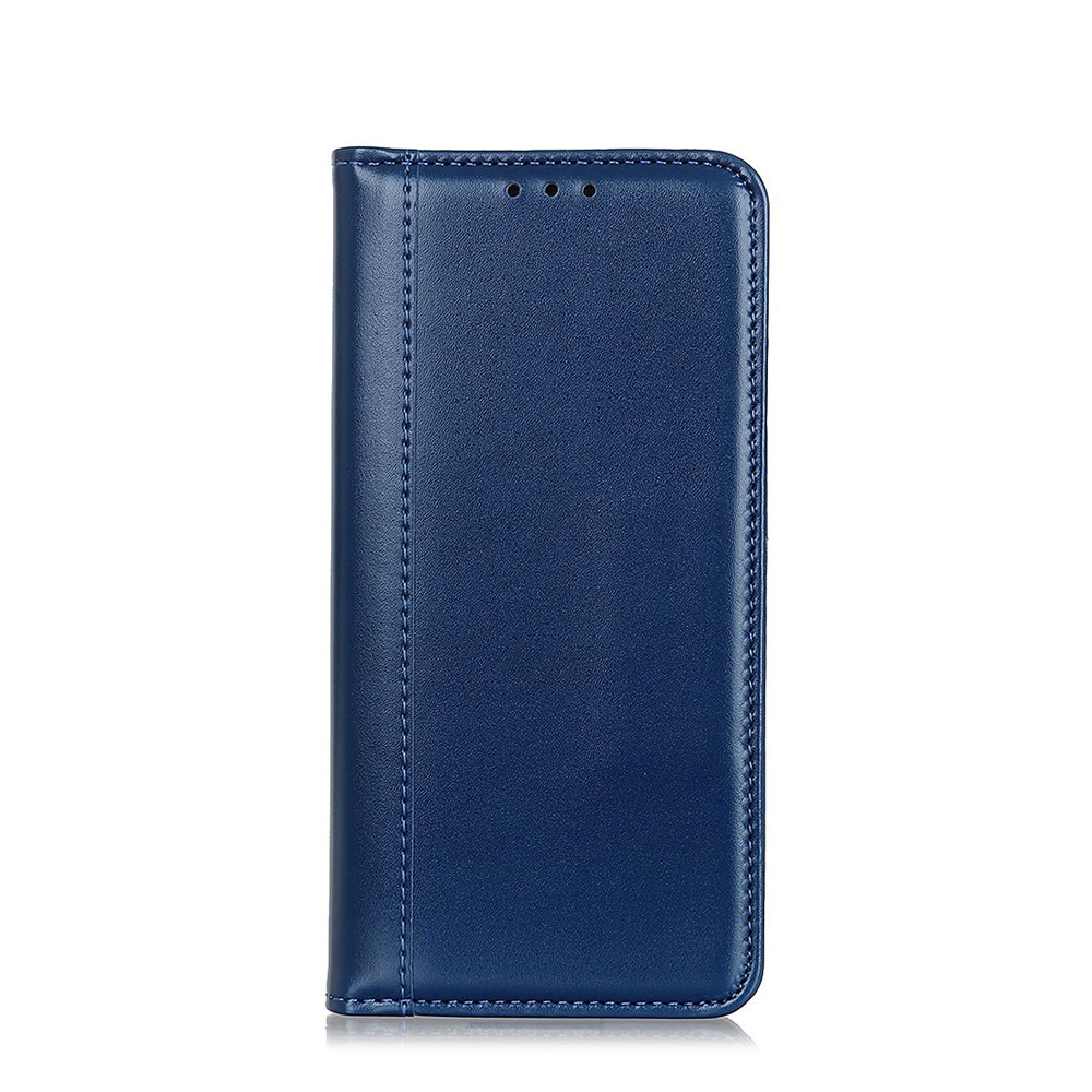 Image of Samsung Galaxy A51 5G (2020) Leder Tasche Flip Cover mit Kartenfach - Dunkelblau bei Apfelkiste.ch