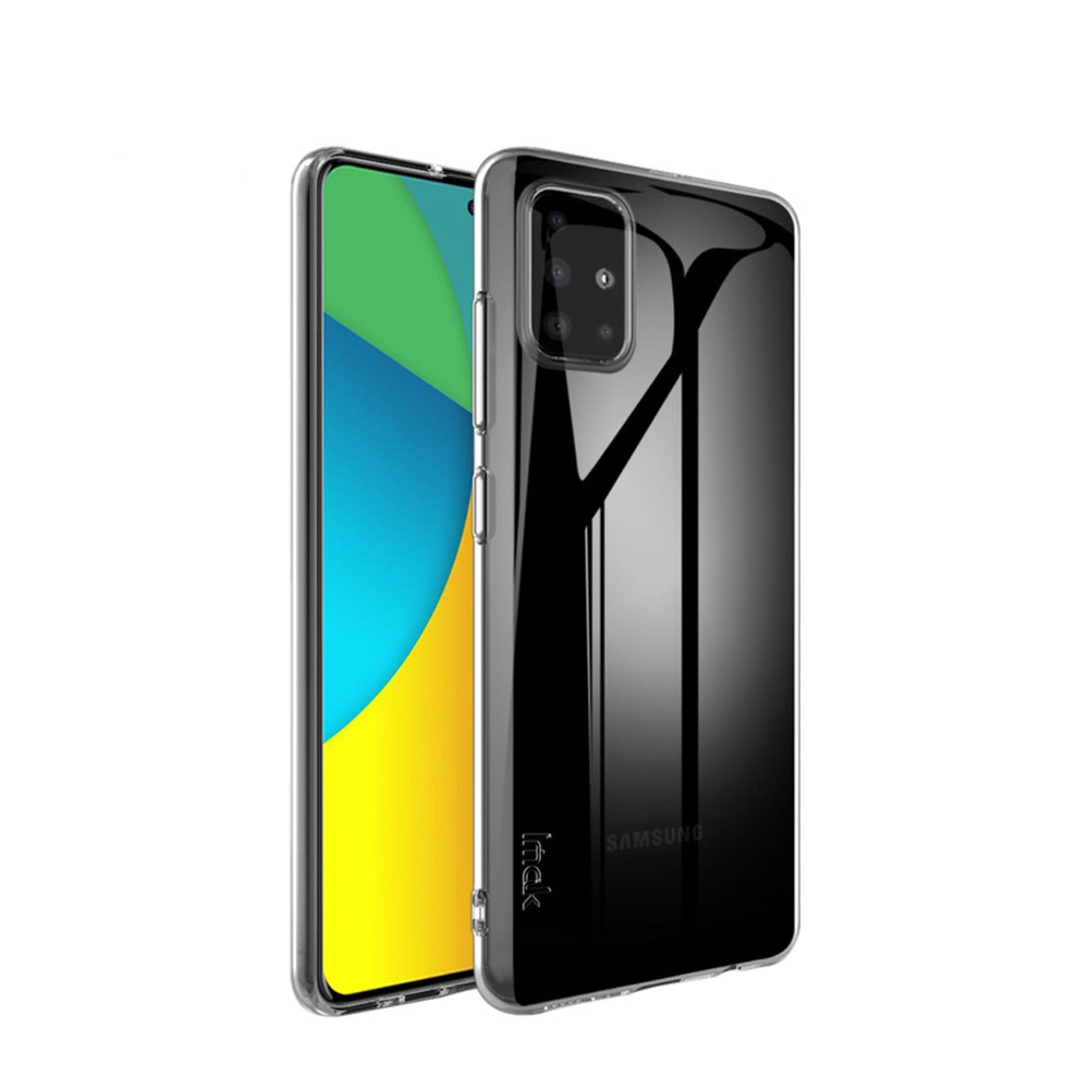 Image of IMAK - Samsung Galaxy A51 (2019) Gummi Case Ultra Thin Hülle - Transparent bei Apfelkiste.ch
