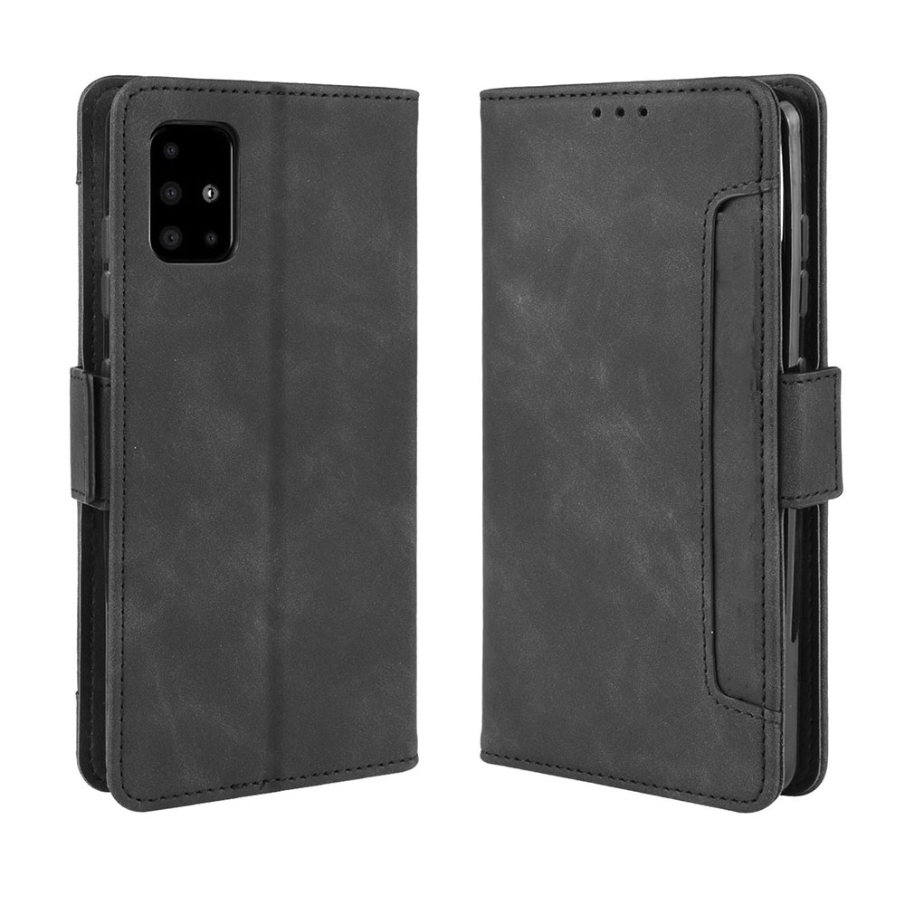 Handytasche A51 Leder Galaxy A51 Leder Tasche Flipcover Retro