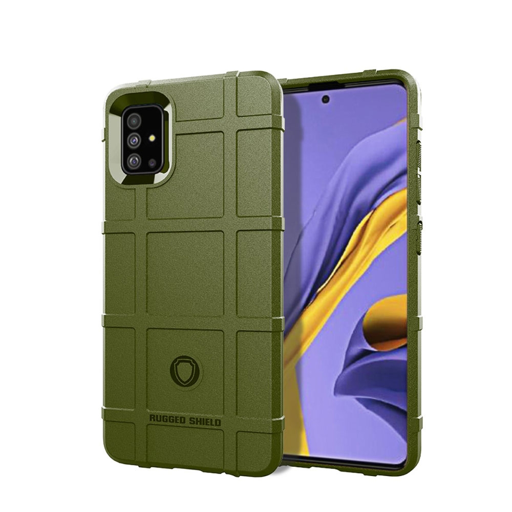 Image of Samsung Galaxy A51 (2019) Outdoor Gummi Schutzhülle Anti-Shock - Grün bei Apfelkiste.ch