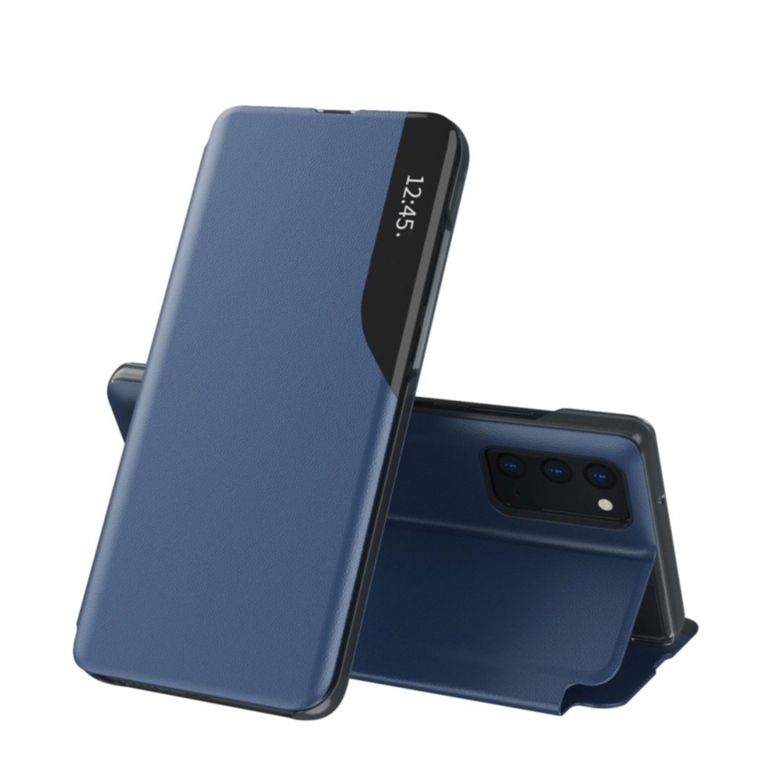 PU Leder Flip Wallet Schutzhülle für Samsung Galaxy A52 5G AROYI Kompatibel mit Samsung Galaxy A52 4G/5G A52s Hülle mit Schutzfolie 4G Tasche Blau