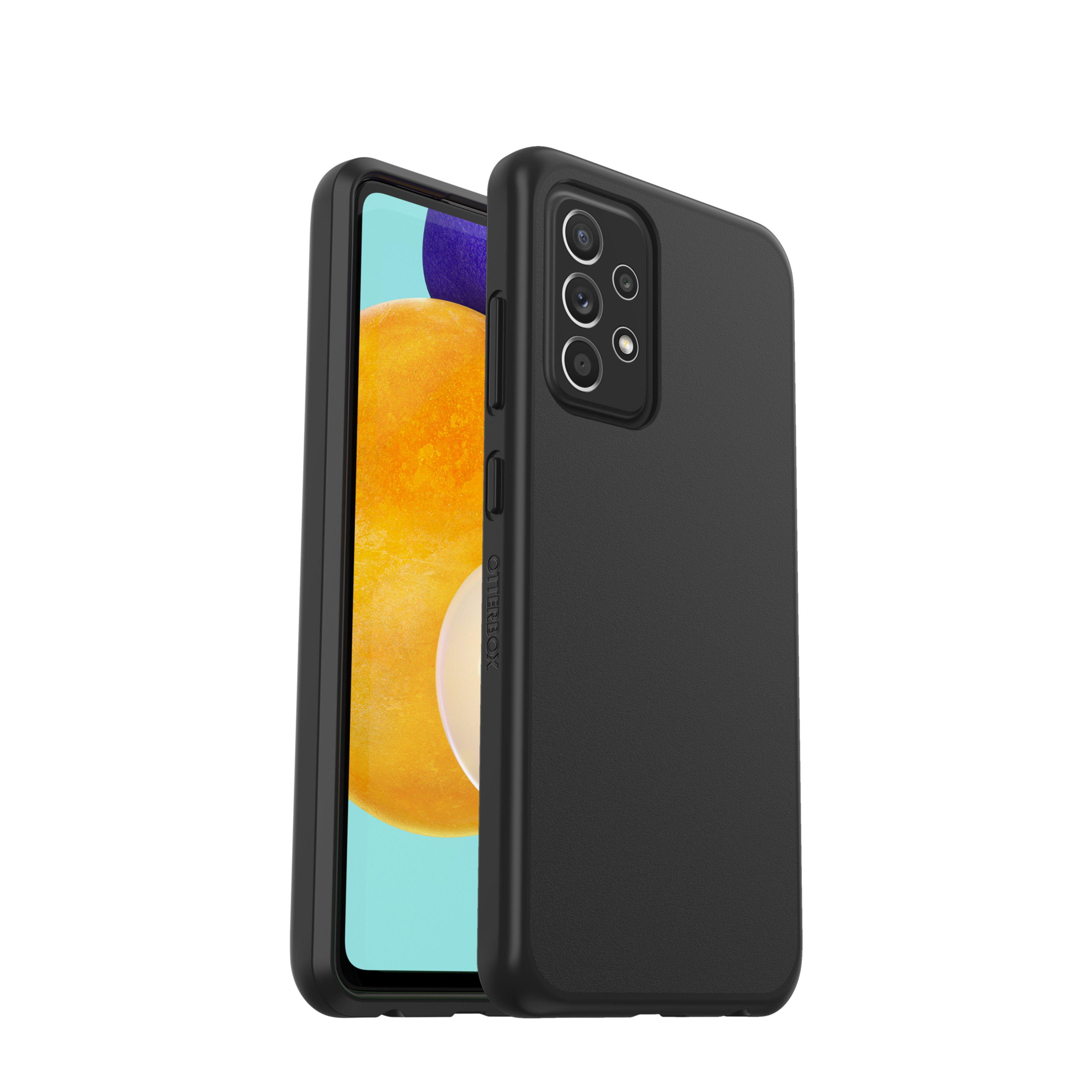 Image of Otterbox - Samsung Galaxy A52s 5G / A52 (5G) Hybrid Hülle TPU Bumper + Hardcase Rückseite React Series (77-81876) - Schwarz bei Apfelkiste.ch