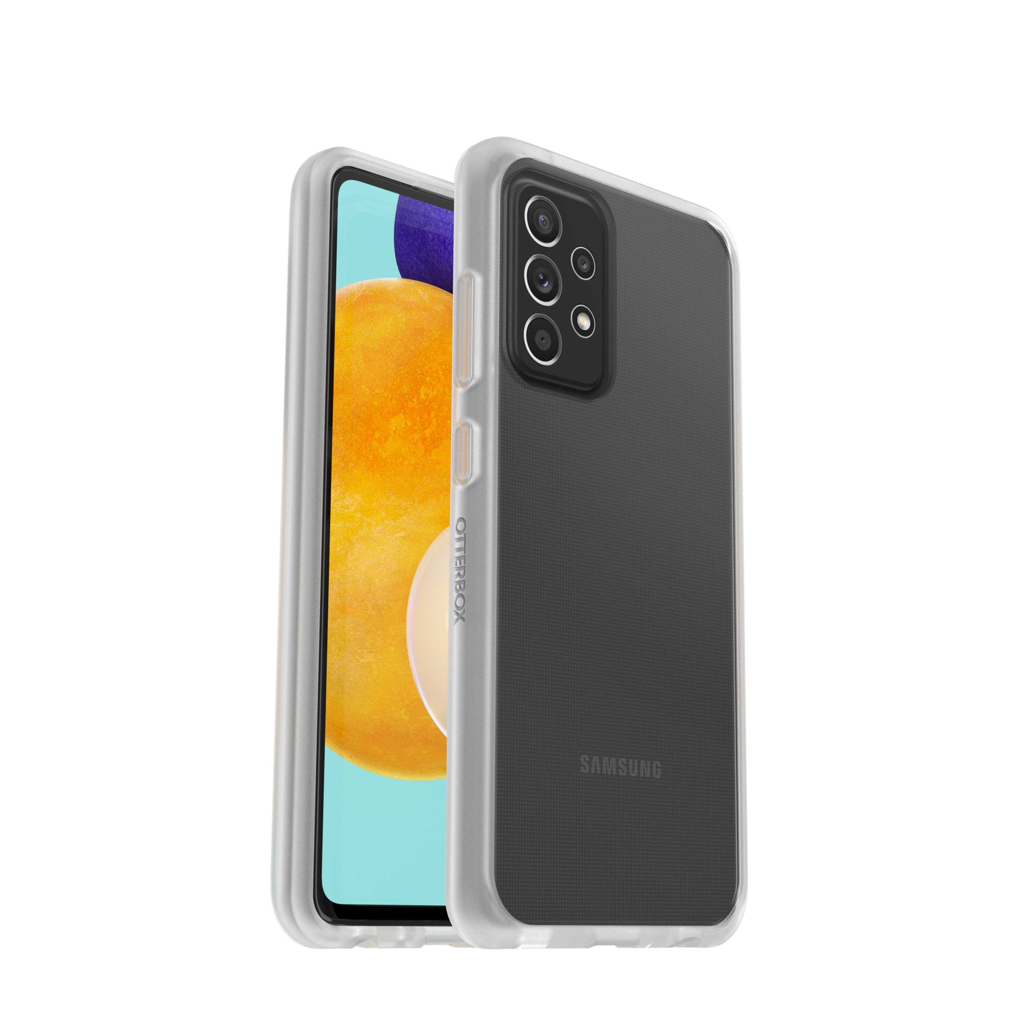 Image of Otterbox - Samsung Galaxy A52s 5G / A52 (5G) Hybrid Hülle TPU Bumper + Hardcase Rückseite React Series (77-81875) - Transparent bei Apfelkiste.ch