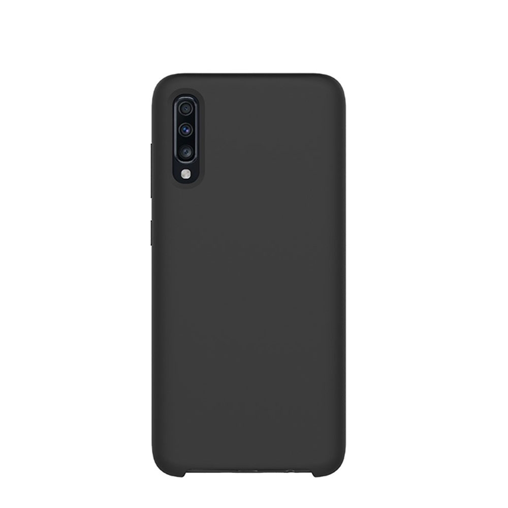 Image of Samsung Galaxy A70 Schutzhülle Gummi Grip Case Slim Design - Schwarz bei Apfelkiste.ch