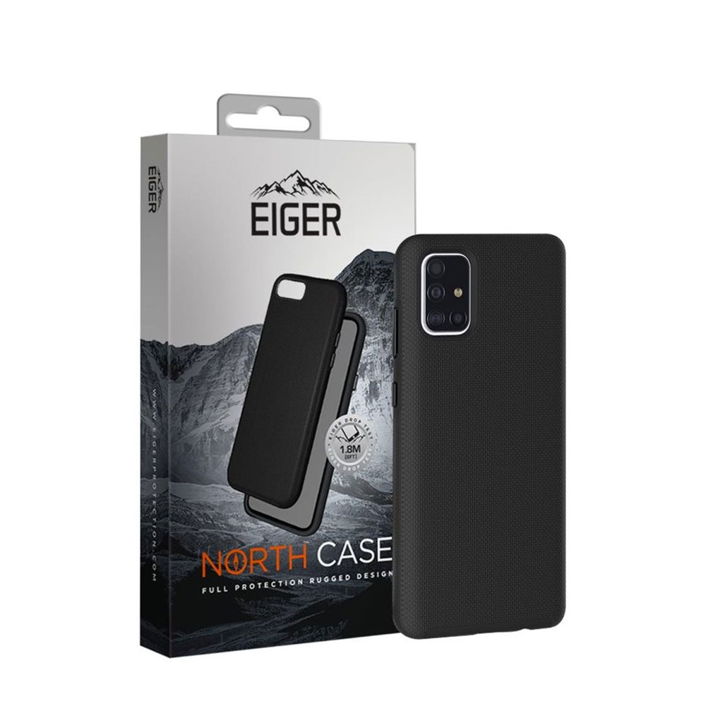 Image of Eiger - Samsung Galaxy A71 North Case Premium Hybrid Schutzhülle (EGCA00196) - Schwarz bei Apfelkiste.ch