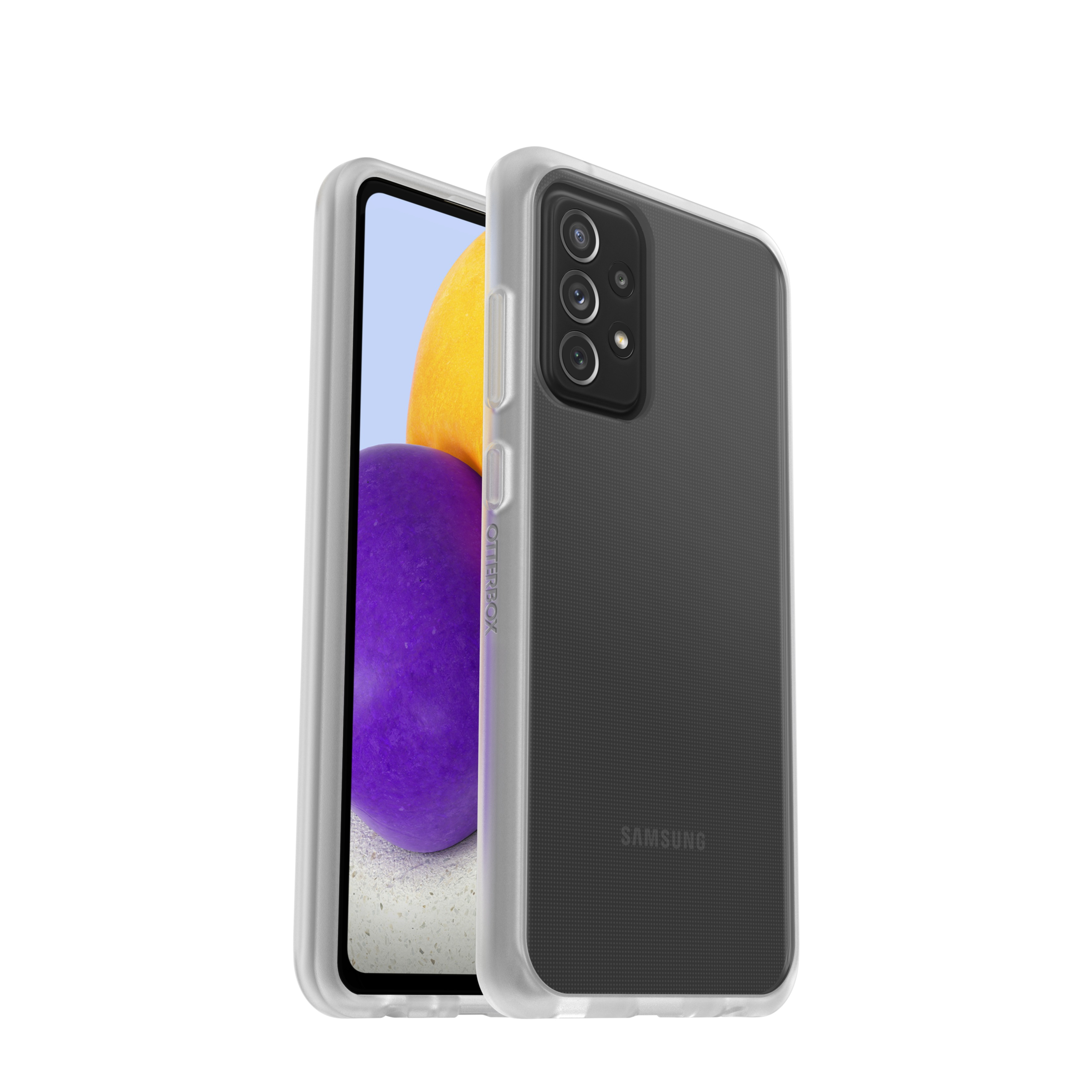 Image of Otterbox - Samsung Galaxy A72 / A72 5G Hybrid Hülle TPU Bumper + Hardcase Rückseite React Series (77-81429) - Transparent bei Apfelkiste.ch