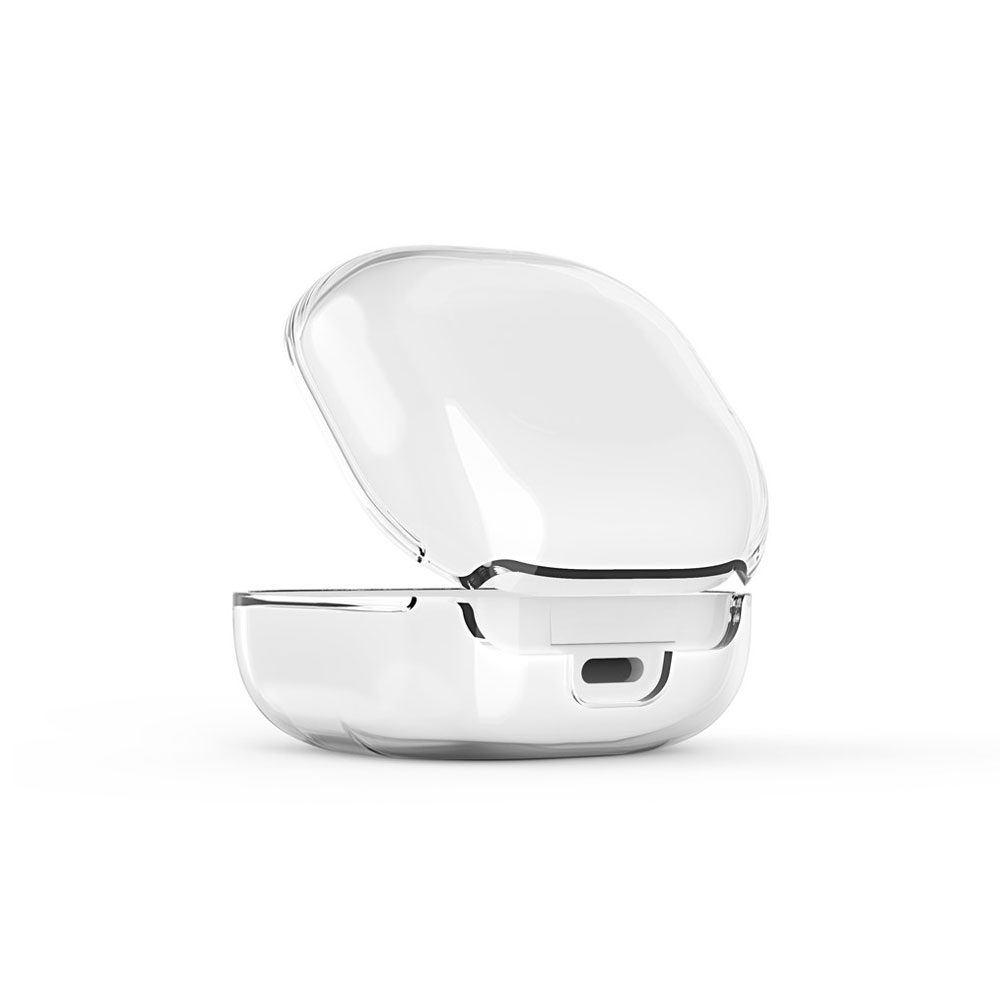 Image of Samsung Galaxy Buds Live Gummi Case Schutzhülle + Karabinerhaken - Transparent bei Apfelkiste.ch