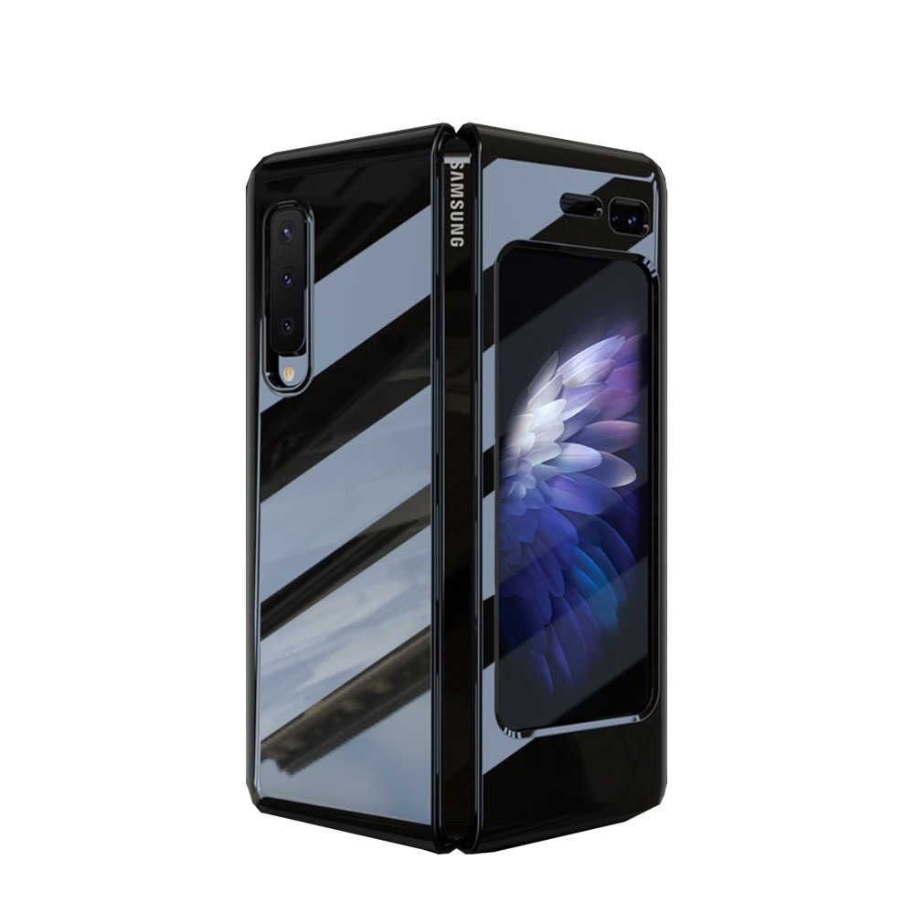 Image of Samsung Galaxy Fold / Fold 5G Hardcase Hülle - Schwarz (Glanz) bei Apfelkiste.ch