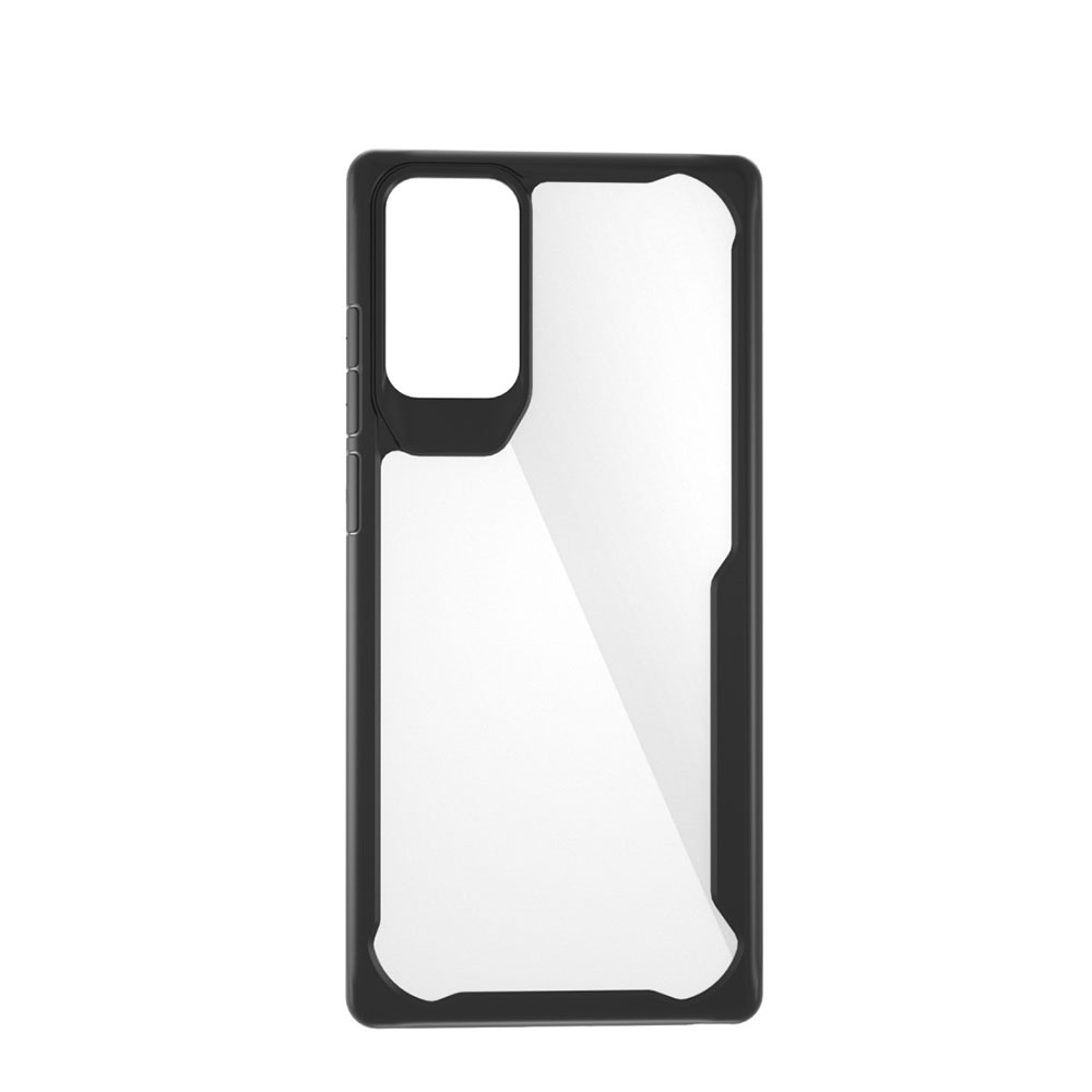 Image of Samsung Galaxy Note 20 / 20 5G Hybrid TPU Bumper Case Hülle - Schwarz / Transparent bei Apfelkiste.ch