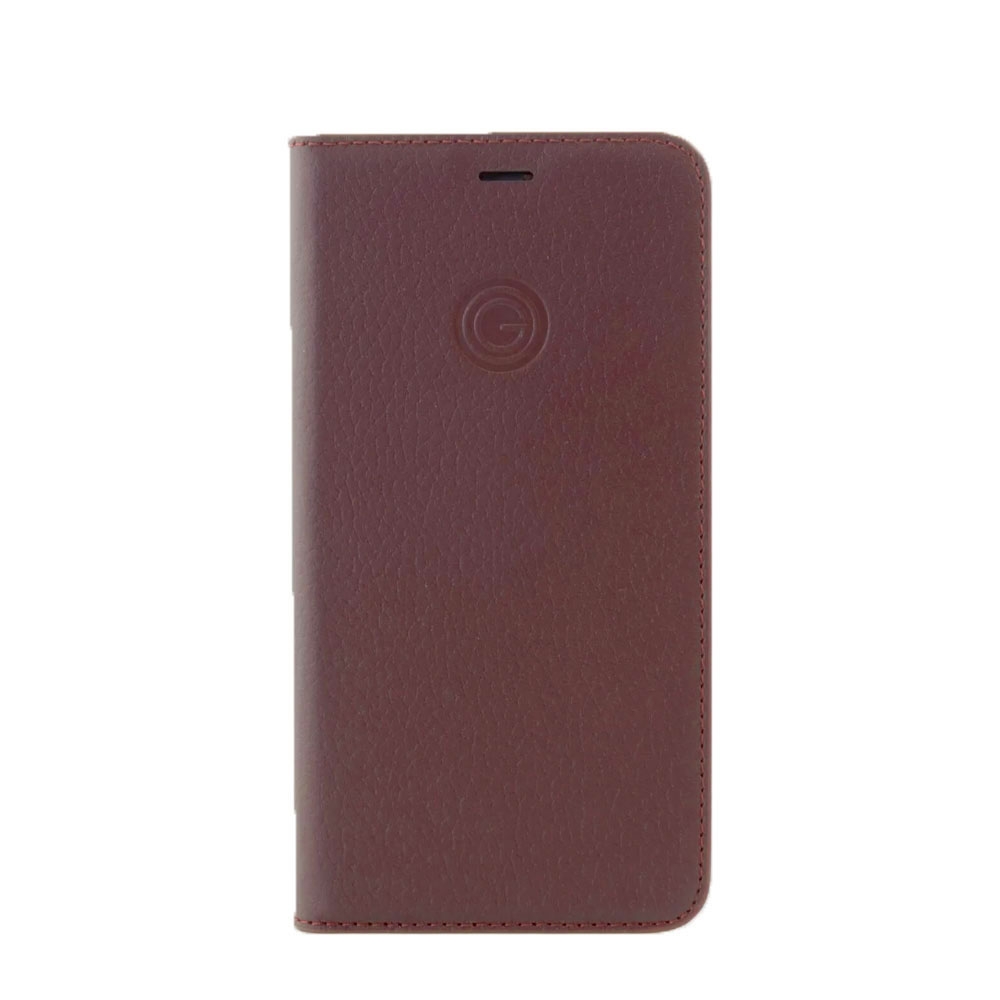 Image of Mike Galeli - Samsung Galaxy Note 9 Echtleder Book Case Tasche Flip Cover Hand Made (MARCNOTE9N-M02) - Bordeaux bei Apfelkiste.ch