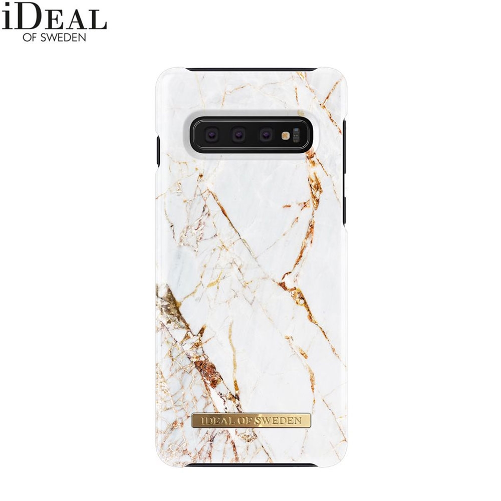 Samsung Galaxy S10 Hardcase Hülle (IDFCA16-S10-46) - Carrara Gold