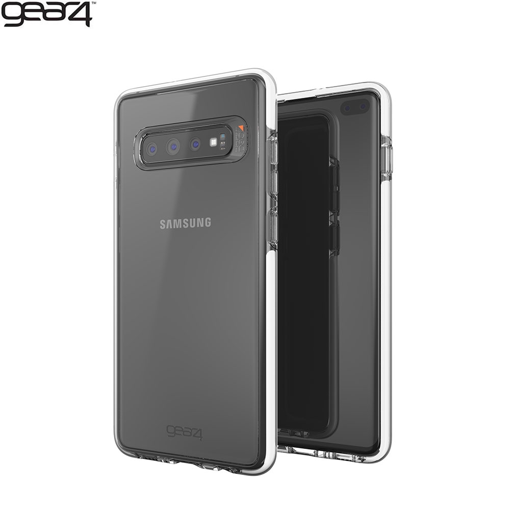 Samsung Galaxy S10+ Plus Schutzhülle Case Piccadilly D3O (SGS10B2PICWHT) - Transparent / Weiss