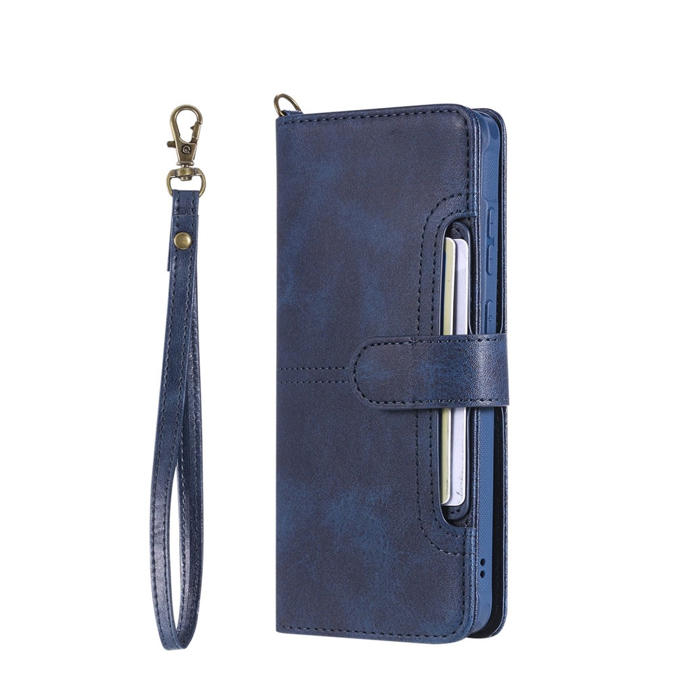 Samsung Galaxy S20 Ultra / S20 Ultra 5G 2in1 Leder Tasche Wallet mit Magnet Hülle + Karten Etui - Dunkelblau