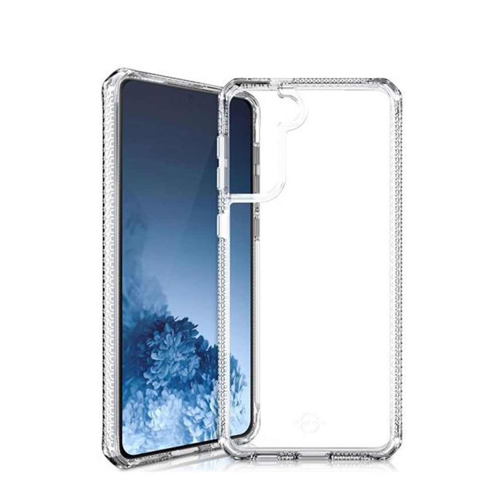 Image of ITSkins - Samsung Galaxy S21 5G Hybrid Clear Antimikrobielle Schutz Hardcase Hülle (Fallschutz 3 Meter) - Transparent bei Apfelkiste.ch