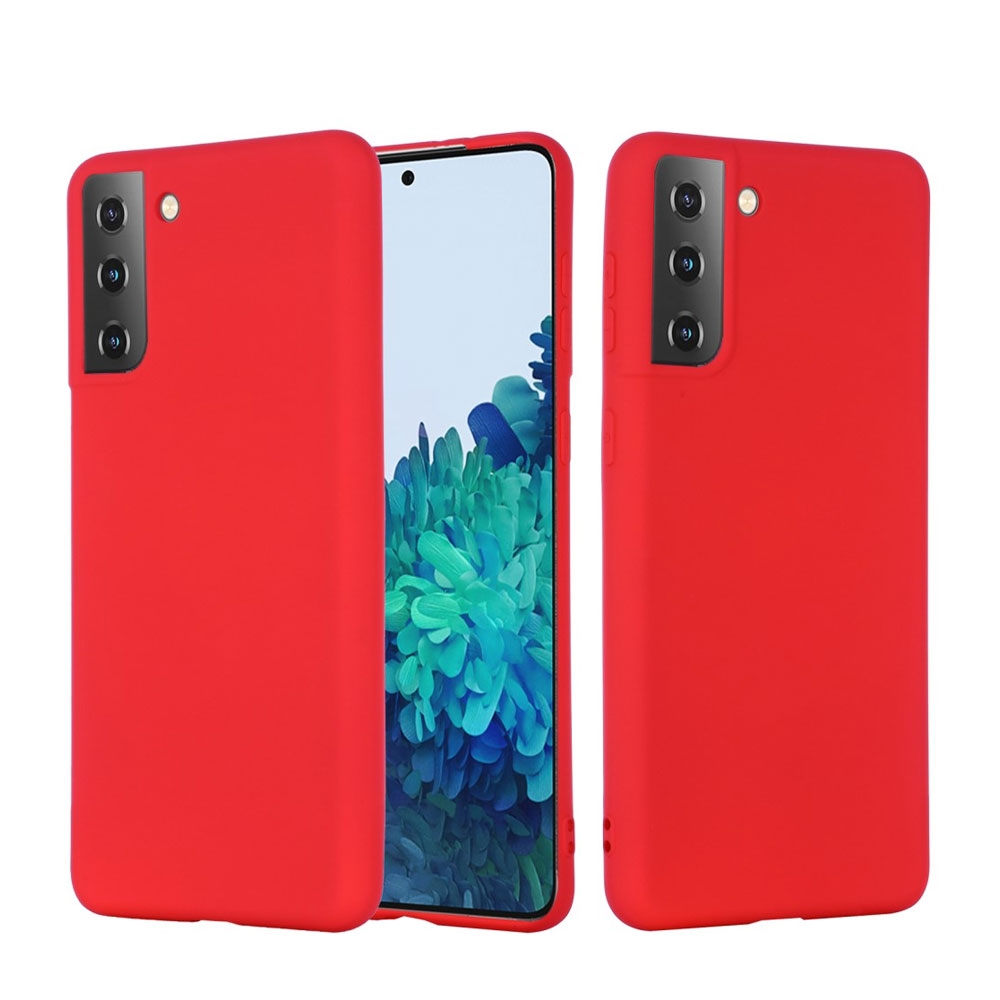 Image of Samsung Galaxy S21+ Plus 5G Silikon Case Hülle - Rot bei Apfelkiste.ch