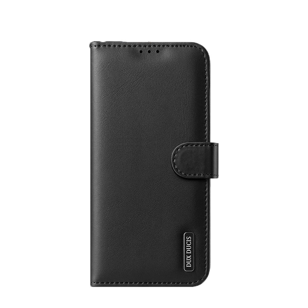 Image of Dux Ducis - Samsung Galaxy S21 Ultra 5G Flip Wallet Cover Echtleder Tasche (RFID Schutz) - Schwarz bei Apfelkiste.ch