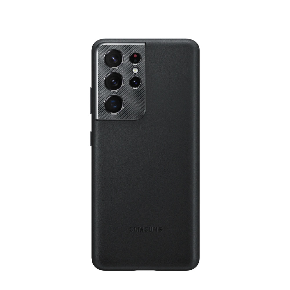 Image of Samsung - Galaxy S21 Ultra 5G Echtleder Cover Hardcase Hülle (EF-VG998LBEGWW) - Schwarz bei Apfelkiste.ch