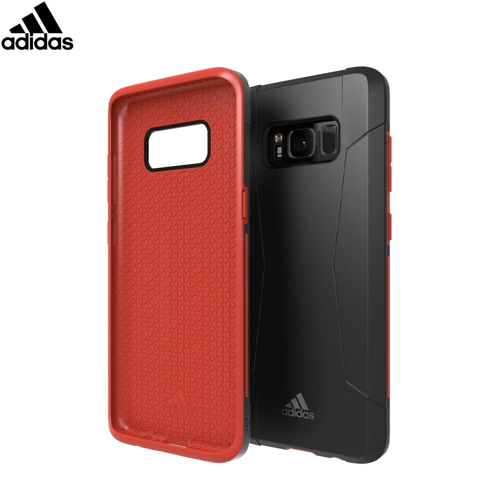 Adidas - Samsung Galaxy S8 Hardcase Hülle Solo (29250) - Schwarz / Rot