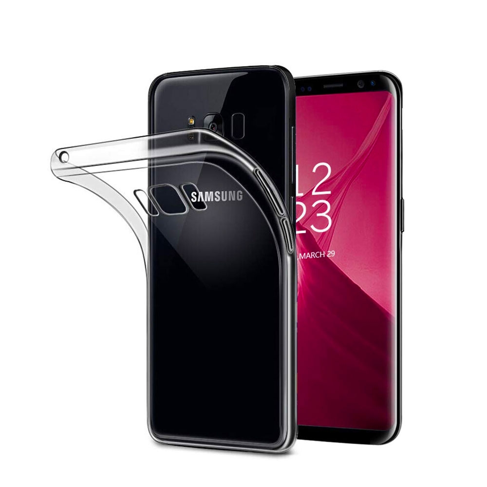 Image of Samsung Galaxy S8 Crystal Clear Gummi Case Hülle - Transparent bei Apfelkiste.ch