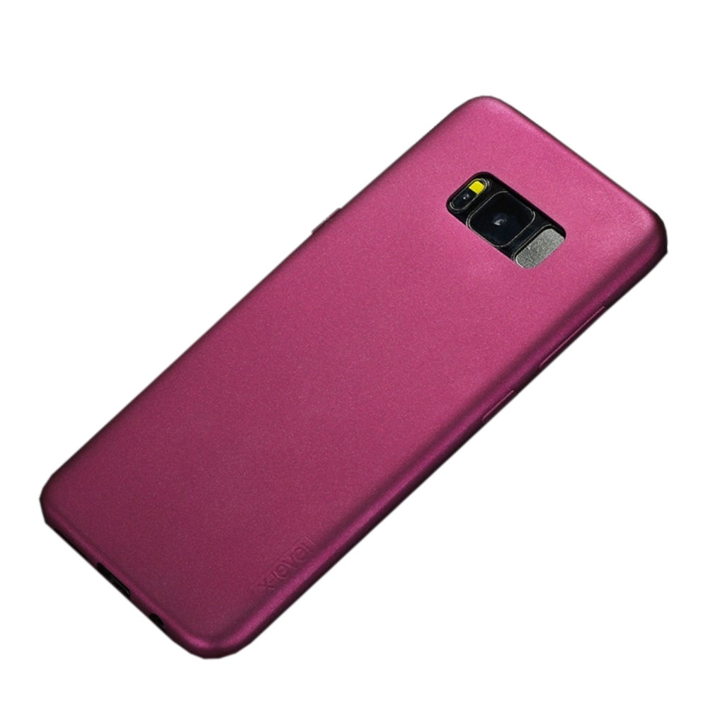 Image of Samsung Galaxy S8 Gummi Case Hülle 0.7mm Ultra Thin - Weinrot (Matt) bei Apfelkiste.ch