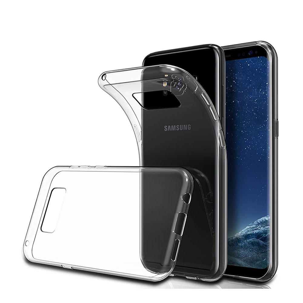 Image of Samsung Galaxy S8+ Plus Crystal Clear Gummi Case Hülle - Transparent bei Apfelkiste.ch