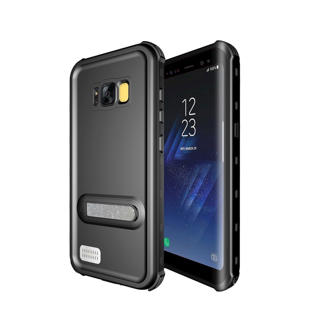 Image of Redpepper - Samsung Galaxy S8 Wasserfeste Outdoor Schutz Hülle - Schwarz bei Apfelkiste.ch