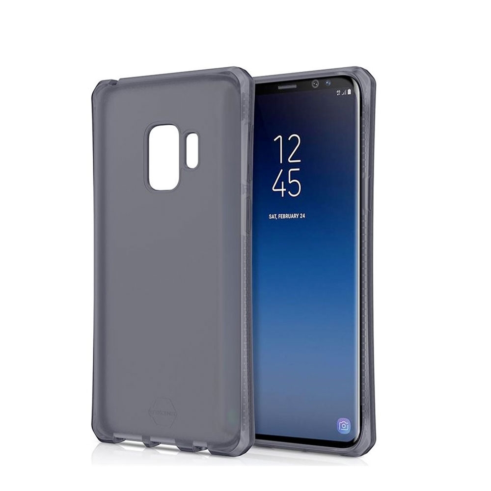 Image of ITSkins - Samsung Galaxy S9 Spectrum Frost Gummi Case Hülle (SGS9-SPMFR-BLCK) - Schwarz bei Apfelkiste.ch