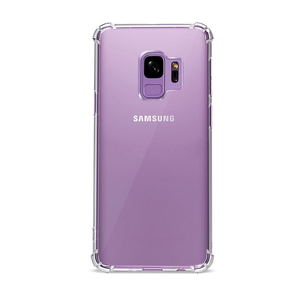 Image of Samsung Galaxy S9+ Plus Gummi Case Hülle Air Cushion Fallschutz - Transparent bei Apfelkiste.ch
