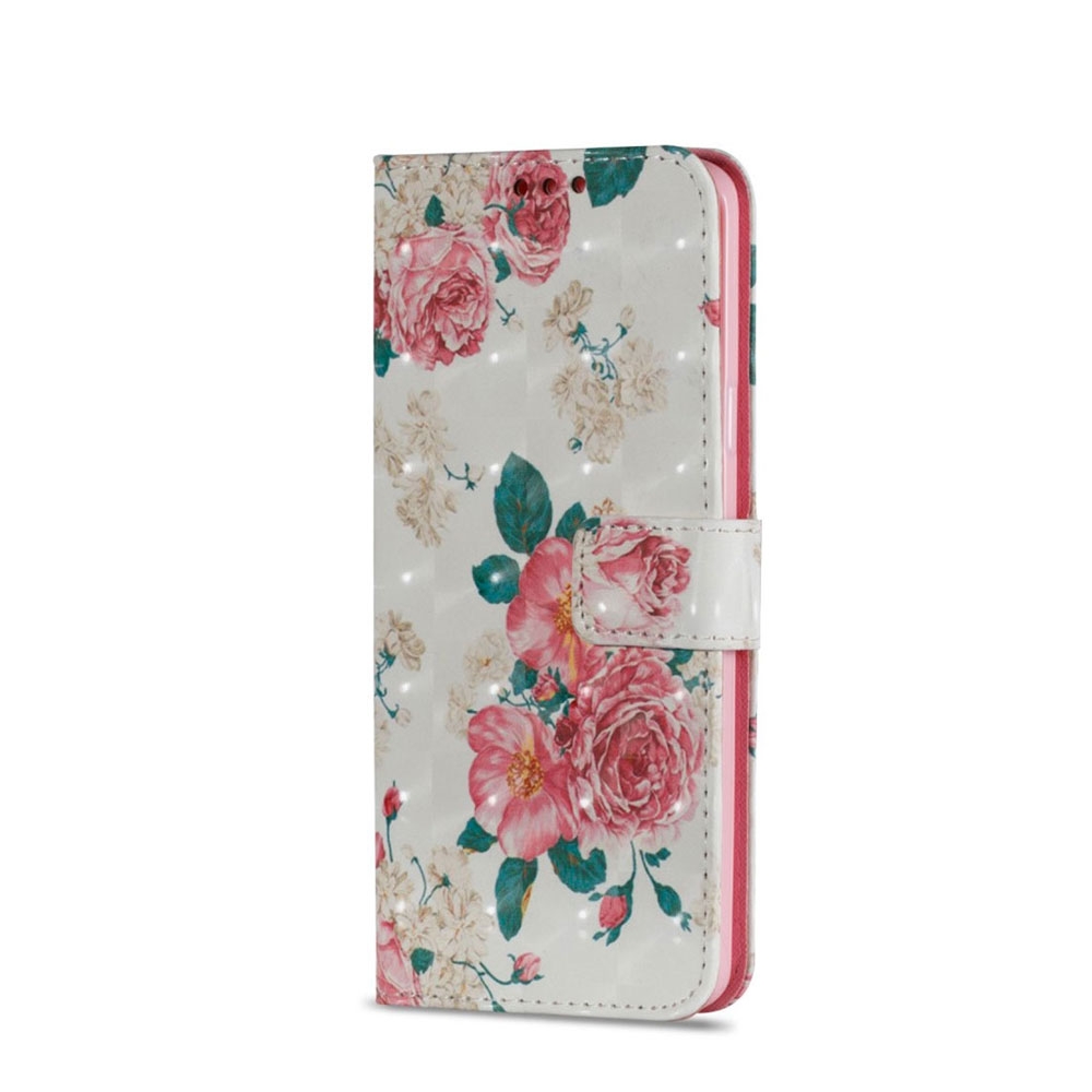 Samsung Galaxy S9+ Plus Leder Tasche Portemonnaie - Rosenstrauss