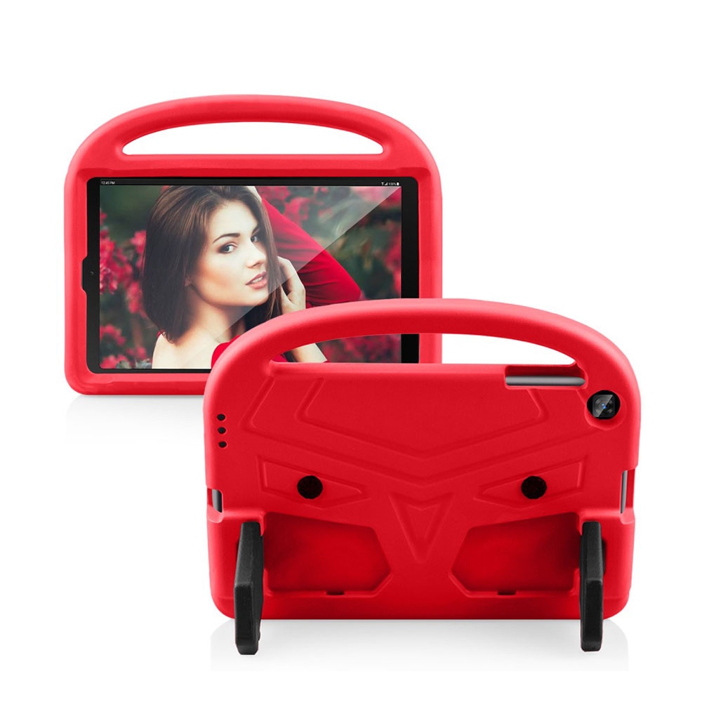 Image of Samsung Galaxy Tab A 10.1 (2019) Stossfeste Kinder Schaumstoff Schutz Hülle + Griff + Standfunktion - Rot bei Apfelkiste.ch
