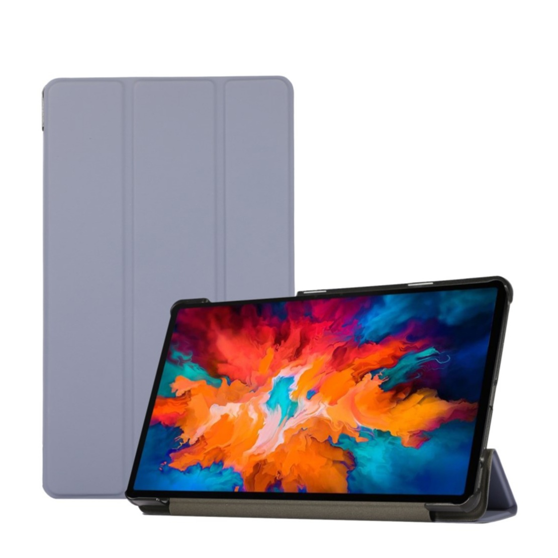Image of Samsung Galaxy Tab A7 Lite Flipcase Smart Cover Hülle S Ledertasche + Aufstellfunktion - Lavendel bei Apfelkiste.ch