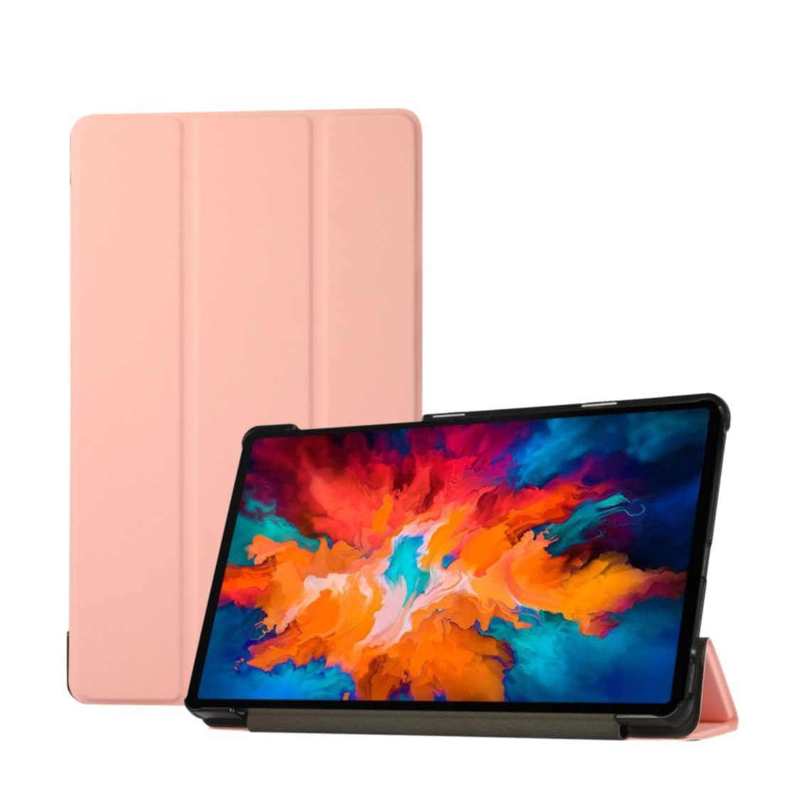Image of Samsung Galaxy Tab A7 Lite Flipcase Smart Cover Hülle S Ledertasche + Aufstellfunktion - Rosa bei Apfelkiste.ch