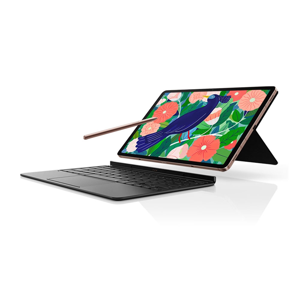 Image of Samsung - Galaxy Tab S8+ Plus / Tab S7 FE 5G / Tab S7+ Plus Keyboard (CH Layout) Book Cover Hülle (EF-DT970BBEGSW) - Schwarz bei Apfelkiste.ch