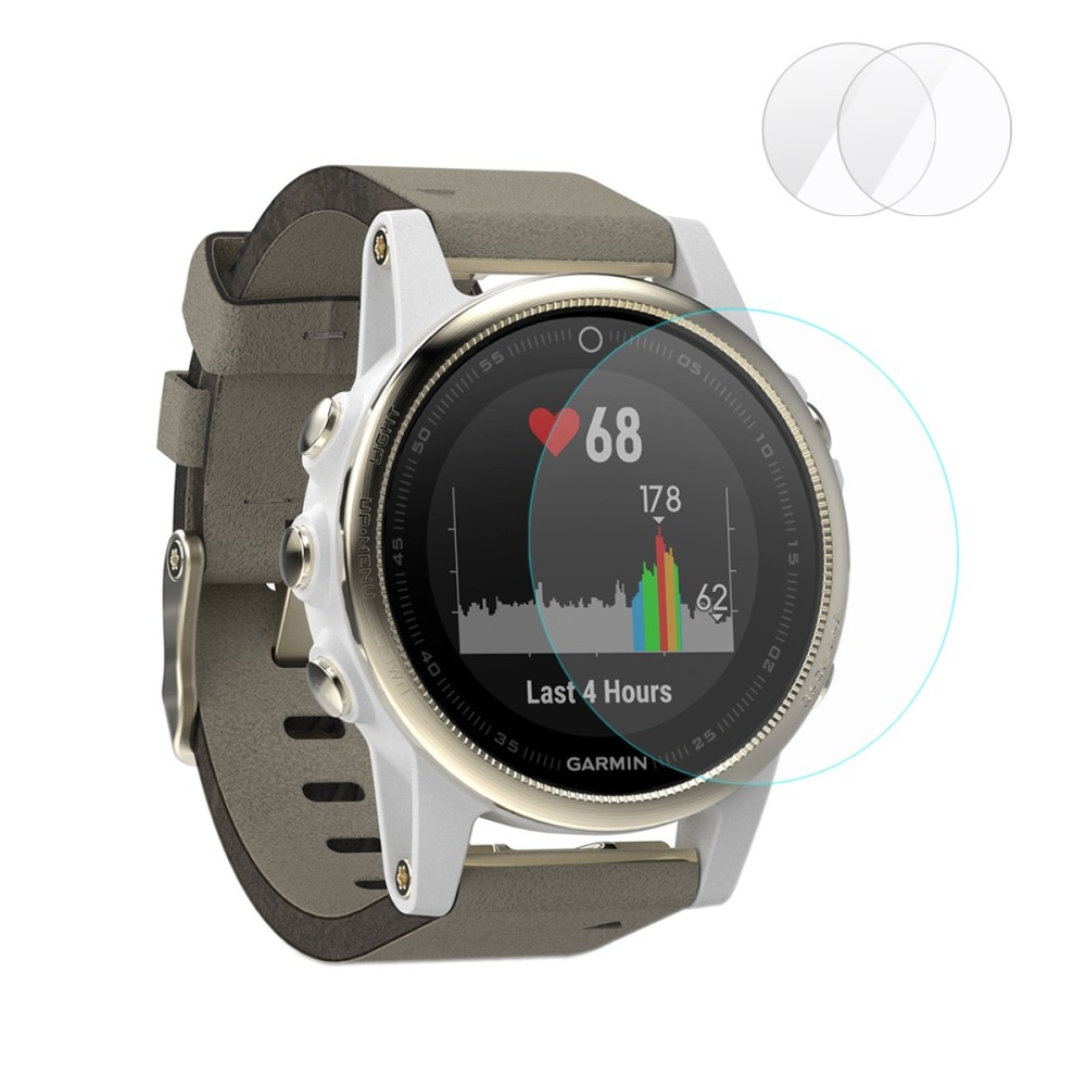 Image of (2er Set) Garmin Fenix 5S Panzer Glas Display Schutz 0.2 mm bei Apfelkiste.ch
