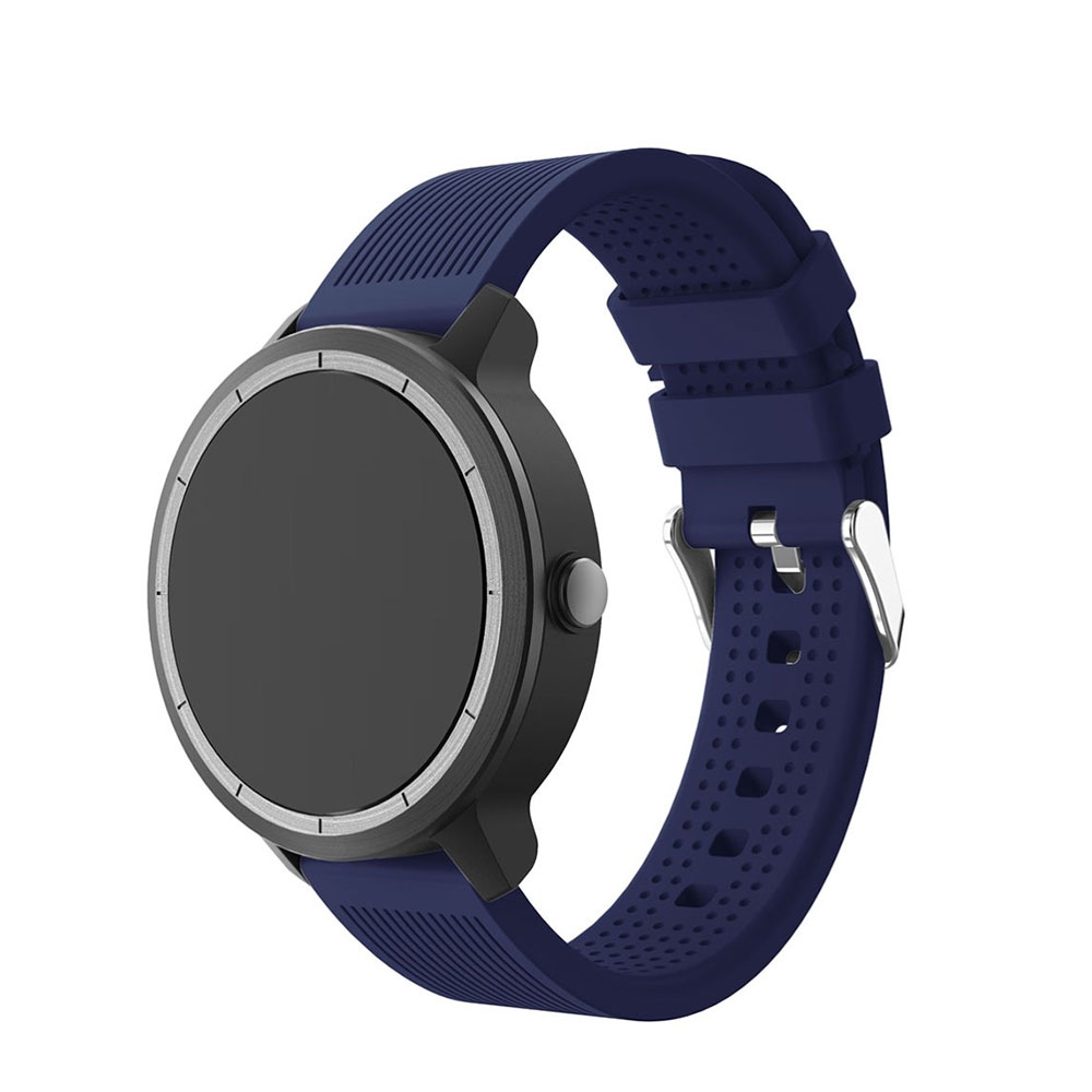 Image of Garmin Ersatz Grip Sport Armband aus Silikon mit 20mm Stegbreite (Gelenkumfang: 173-213mm) - Dunkelblau bei Apfelkiste.ch