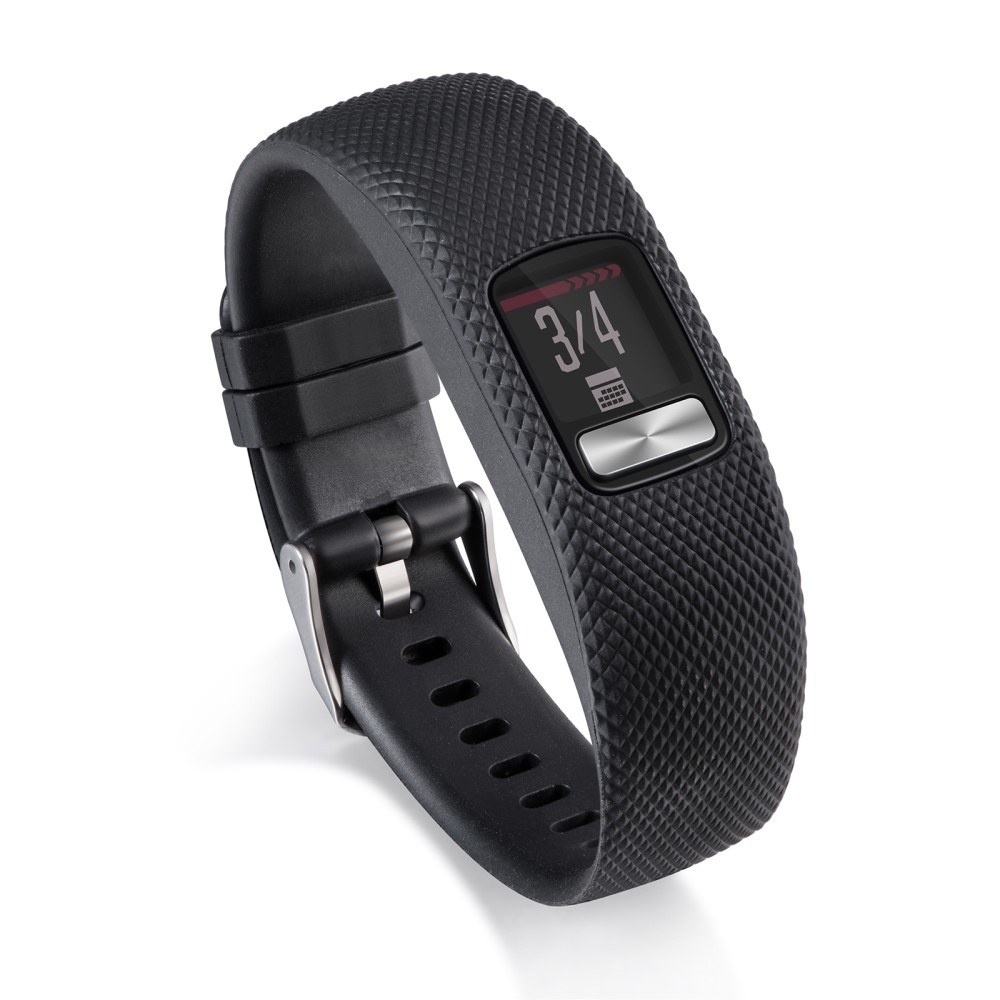 Garmin Vivofit 4 Silikon Armband Gr. S Schwarz