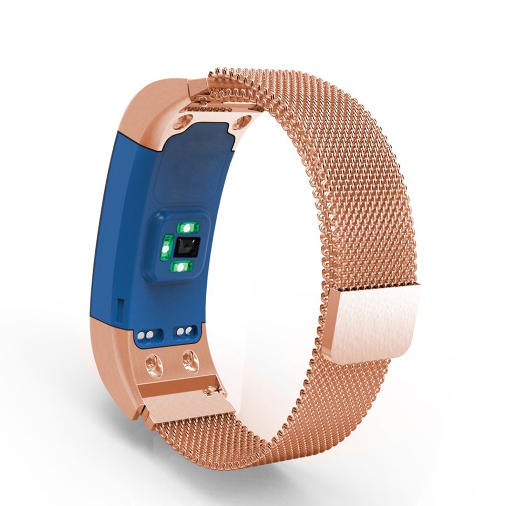 Garmin Vivosmart HR Edelstahl Ersatz Magnet Armband Milanaise (Gelenkumfang 200-279mm) - Gold