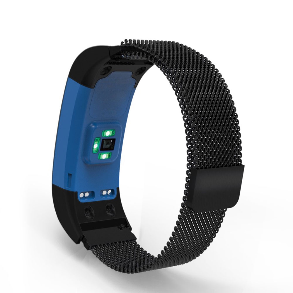 Image of (Gr. XXL) Garmin Vivosmart HR Edelstahl Magnet Armband Milanaise (Gelenkumfang 200-279mm) - Schwarz bei Apfelkiste.ch