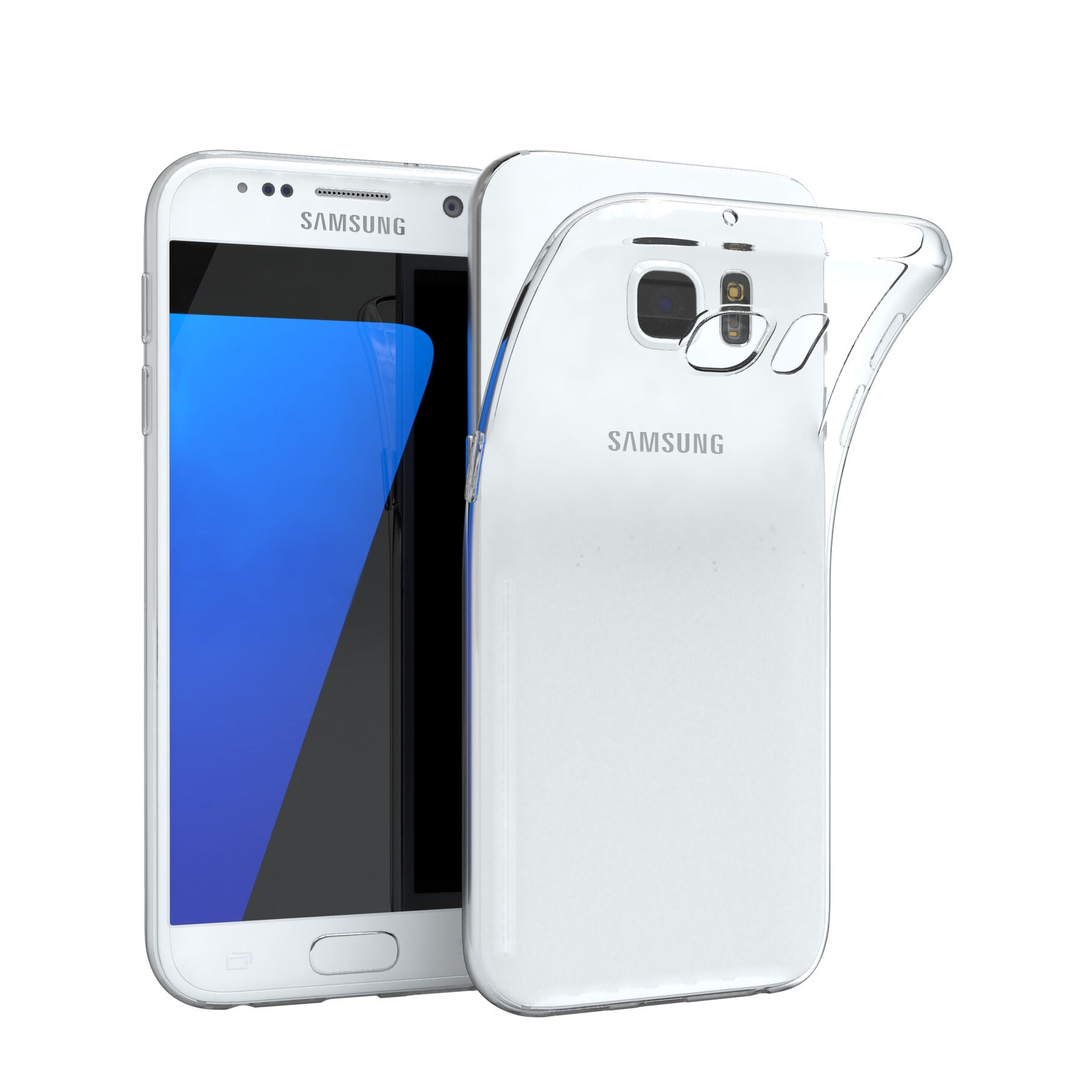 Image of QPart - Samsung Galaxy S7 Silicone Case Air Hülle Ultra Thin 0.6 mm - Transparent bei Apfelkiste.ch