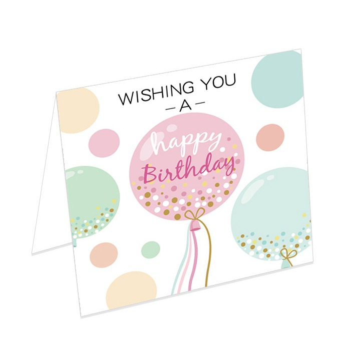 Image of Glückwunschkarte Quadratische Doppelkarte + Umschlag - Wishing You bei Apfelkiste.ch