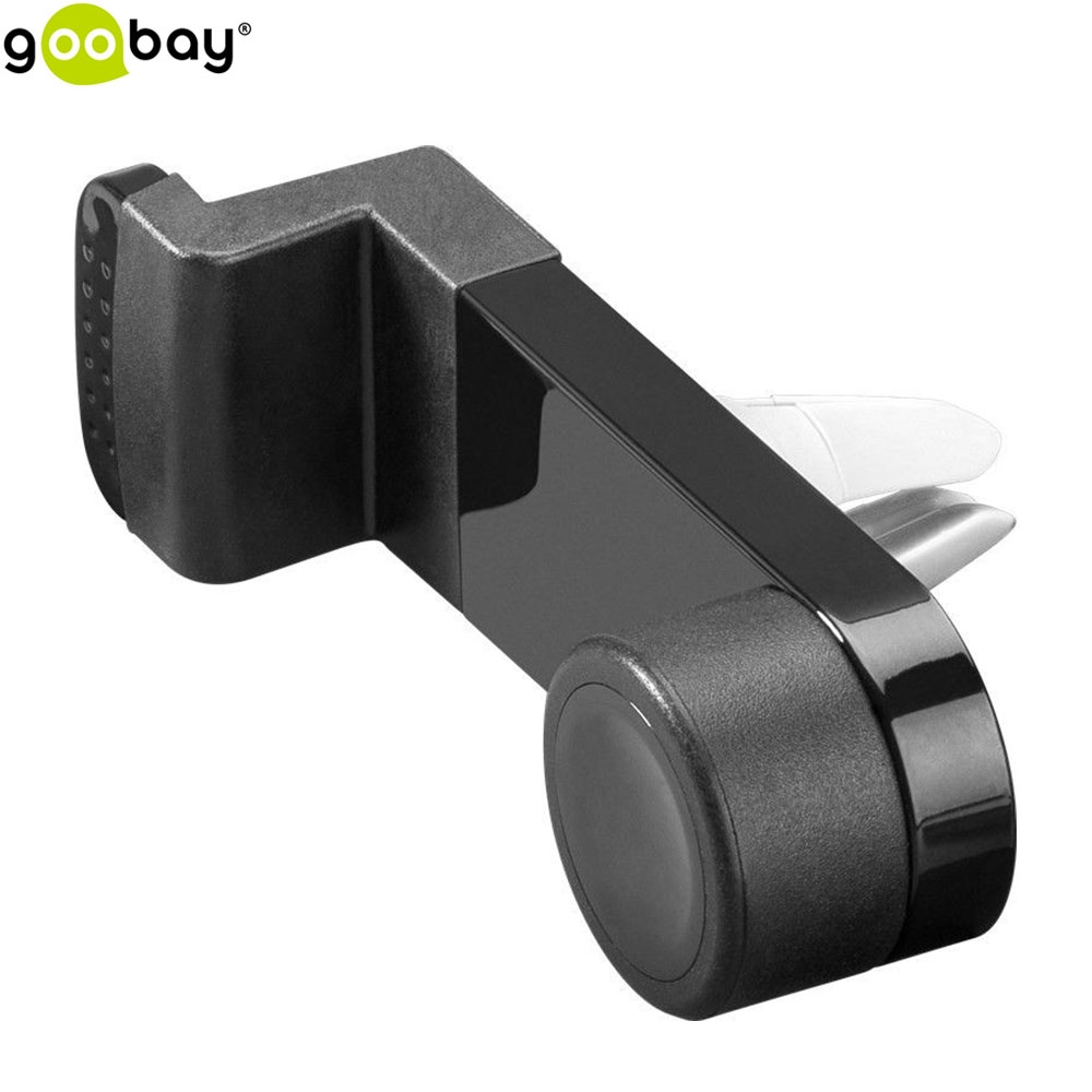 Universal Auto KFZ Halterung Lüftungsgitter Air Frame für Smartphones (51-90mm) - Schwarz