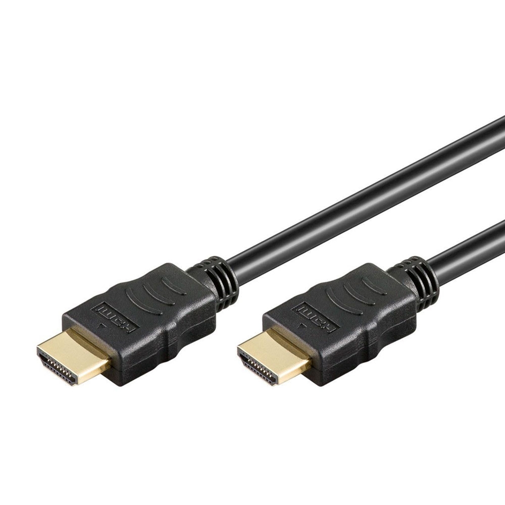 High Speed HDMI Kabel mit Ethernet vergoldet 4K ULTRA HD 2160p 3D schwarz 1,5 m 