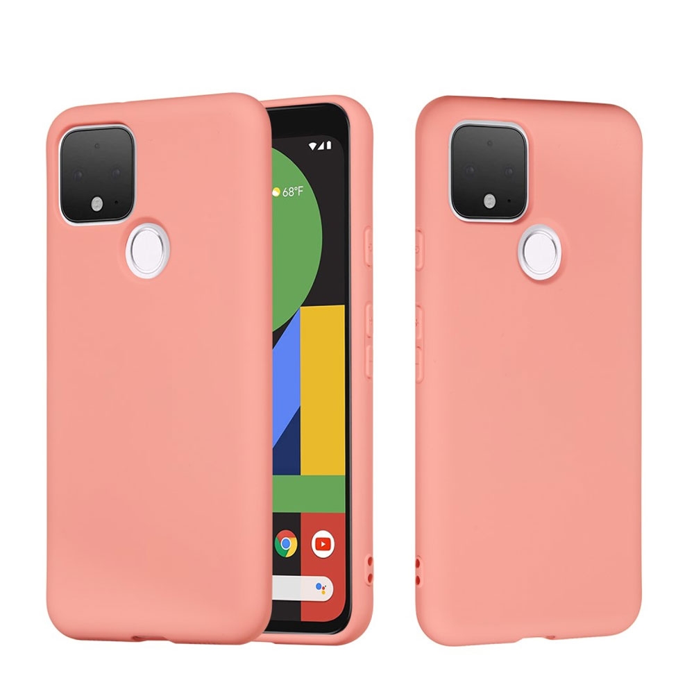 Image of Google Pixel 4a 5G Silikon Case Hülle - Rosa bei Apfelkiste.ch
