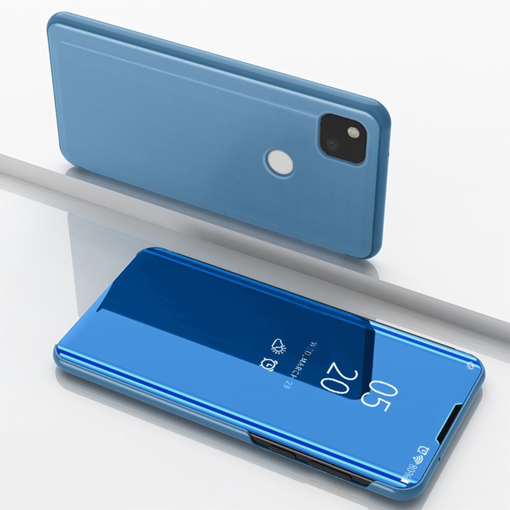 Image of Google Pixel 4a Clear View Cover Hülle - Blau bei Apfelkiste.ch